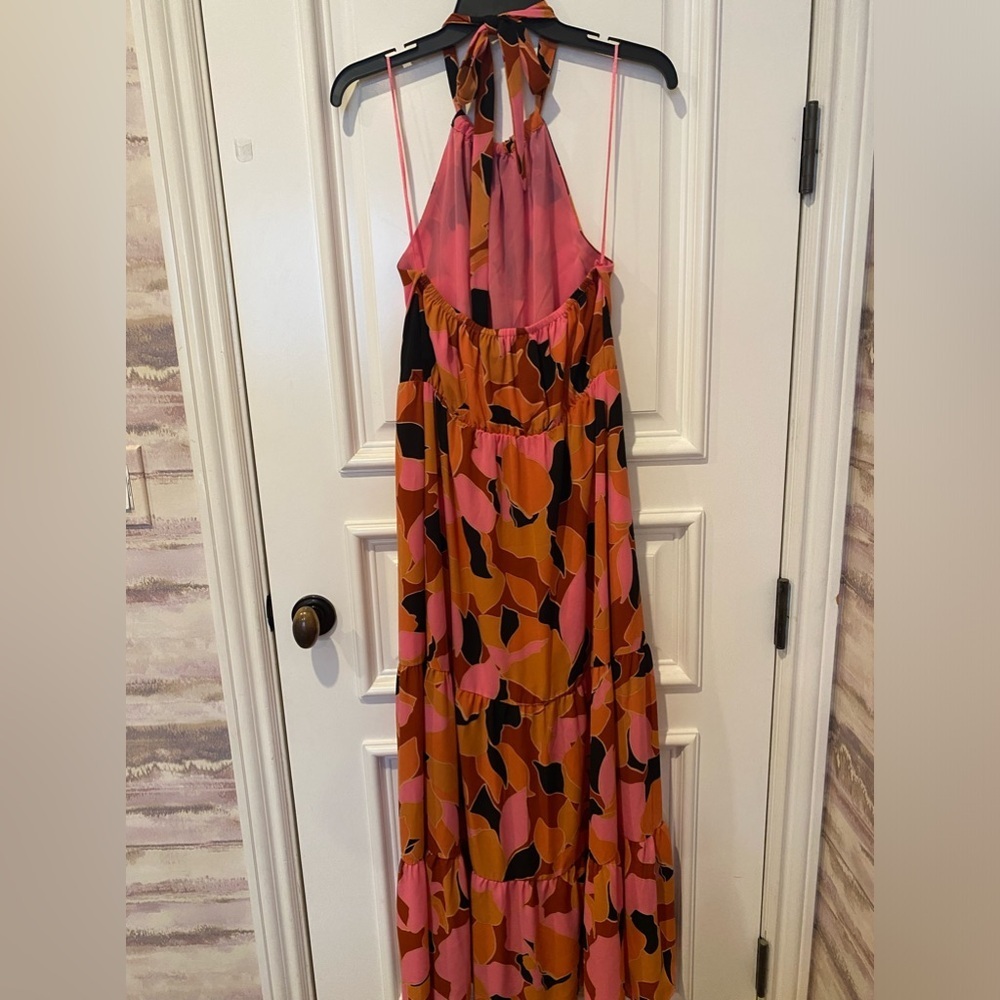 ANTHROPOLOGIE | SANCTUARY Printed Backless Halter Maxi Dress - Picture 6 of 9